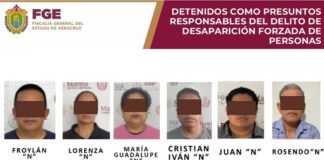 Ejecuta FGE Veracruz 11 órdenes de aprehensión por desaparición forzada en Coatzacoalcos