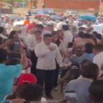 Abuchean a Alejandro Murat durante acto de Sheinbaum en Oaxaca