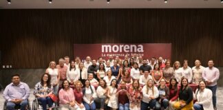 Diputados locales de Morena cierran filas con Ariadna Montiel y Rocío Nahle