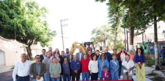 Daniela Griego da banderazo de obra en la avenida Ruiz Cortines, favorecerá la movilidad de las familias