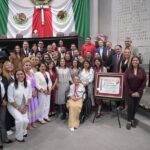 Condecora Congreso del Estado a Gloria Sánchez con la Medalla “Heberto Castillo”