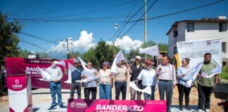 Daniela Griego da inicio a obra de rehabilitación sanitaria en Infonavit Pomona