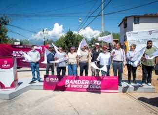 Daniela Griego da inicio a obra de rehabilitación sanitaria en Infonavit Pomona