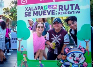 Recuperando espacios públicos y fomentando la convivencia familiar en domingo de Ruta Recreativa del Ayuntamiento