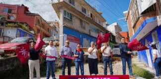 Inicia Ayuntamiento pavimentación en la colonia Emiliano Zapata; Daniela Griego cumple el compromiso
