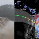 Lala golpea Hawái con vientos huracanados y lluvias torrenciales