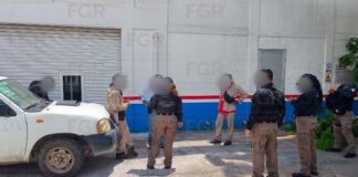 FGR asegura más de 2 mil litros de gas L.P. en colonia Valente Díaz en Veracruz.