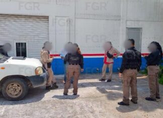 FGR asegura más de 2 mil litros de gas L.P. en colonia Valente Díaz en Veracruz.