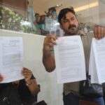 Ex policías exigen pago pendiente y piden intervención de la gobernadora.