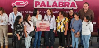 El Gobierno de la Transformación cumple con Apoyo a la Palabra y a la Familia en otros 10 municipios: Rocío Nahle
