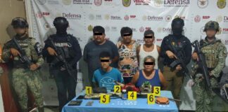 SSP y fuerzas federales detienen a 14 presuntos integrantes de grupos delictivos
