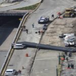 Muere mujer al caer estructura de Paseo Interlomas sobre su vehículo en Interlomas #Edomex