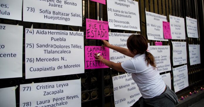 Mujeres aspirantes a la ONU - Pega desaparecidas