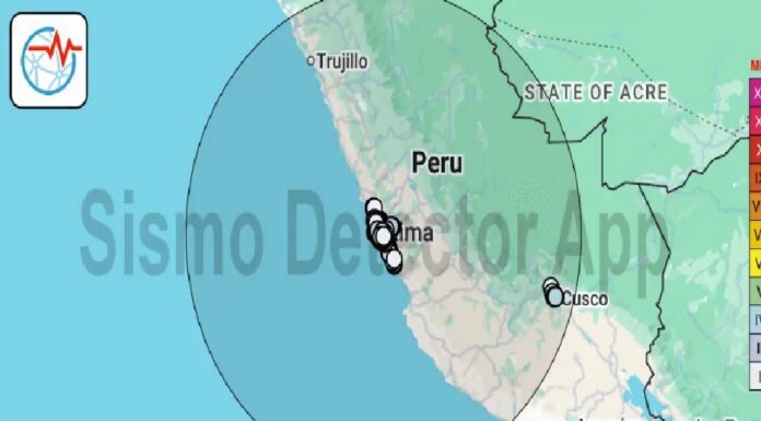 Sin reportes de víctimas por terremoto de magnitud 7.2 sacude el sur de Perú