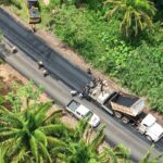 Supervisa Gobernadora rehabilitación del tramo Chinameca-Cerritos