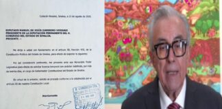 Rocha Moya vuelve a pedir licencia, ahora indefinida como gobernador de Sinaloa