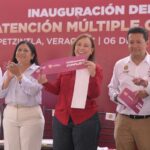 Gobernadora Rocío Nahle cumple con la construcción del Centro de Atención Múltiple en Tepetzintla.