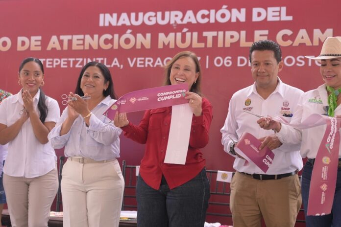 Rocio Nahle inaugura Centro de Atención Múltiple