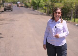 Supervisa Gobernadora rehabilitación de 22 km del camino Salinas–Los Cántaros