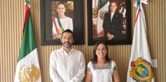 Rocío Nahle se reúne con el Auditor General de la ASF