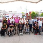 Entrega Daniela Griego implementos deportivos a Club de Paraatletismo