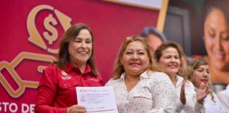 Transformación con justicia social, mil 800 personas de siete municipios reciben Apoyo a la Palabra: Rocío Nahle