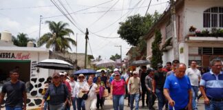 Autoridades municipales recorren la colonia Lomas de Casa Blanca; dan seguimiento a gestiones ciudadanas en territorio