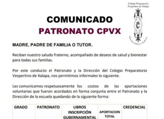 Cobran hasta mil 500 pesos de “aportaciones voluntarias” en la Prepa Juárez de Xalapa.