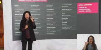 “Los tenemos ubicados”: Luisa alcalde muestra listas de periodistas críticos al régimen y desata la polémica