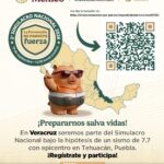 Invita Protección Civil a registrar inmuebles para el Segundo Simulacro Nacional
