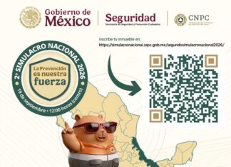 Invita Protección Civil a registrar inmuebles para el Segundo Simulacro Nacional