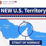 Trump reconoce que no hay diálogo con Irán y presenta Estrecho de Ormuz como territorio de EU.