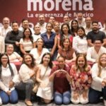 Rocío Nahle destaca reunión de Morena con legisladores para fortalecer reformas y principios del partido.