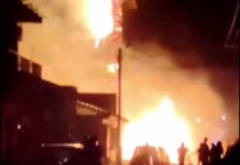 Coche bomba frente a comandancia en Ojocaliente Zacatecas deja 7 heridos.