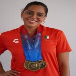 Gana tres oros la veracruzana Susana Hernández en los JCC Santo Domingo 2026