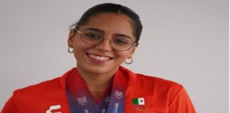 Gana tres oros la veracruzana Susana Hernández en los JCC Santo Domingo 2026