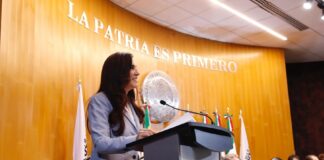 Kenia López defendió pluralidad y paridad en San Lázaro como Presidenta de la Cámara de Diputados