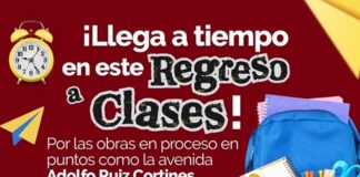 Organiza tus traslados para este regreso a clases, están en marcha obras del Ayuntamiento de Xalapa