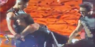 Alejandra Guzmán se lesiona durante concierto en Boca del Río