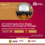 Concierto de la Banda Sinfónica del Estado de Hidalgo en el Teatro de la Reforma