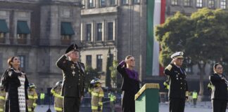 Los recordamos con el corazón: presidenta encabeza ceremonia en memoria de las víctimas de sismos de 1985 y 2017