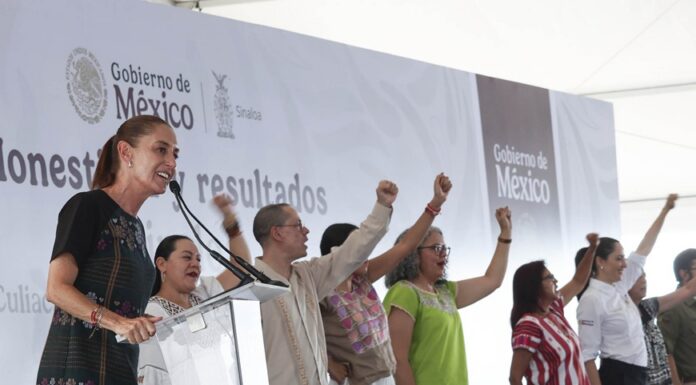 En Sinaloa, presidenta Sheinbaum anuncia más acciones de atención a las causas de la violencia
