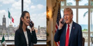 Claudia Sheinbaum y Donald Trump conversan vía telefónica tras cruce de declaraciones