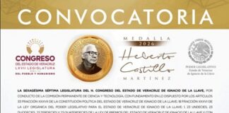 Abierta, la Convocatoria para otorgar la Medalla “Heberto Castillo Martínez” 2026