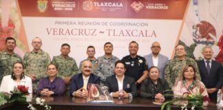 Instalan Veracruz y Tlaxcala primera mesa interestatal de seguridad