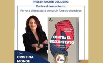 Contra el descontento, el más reciente libro de Cristina Monge, se presentará en la UNAM