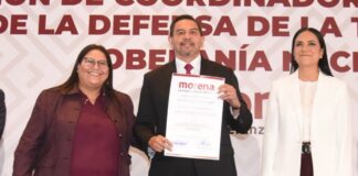 Morena deja atrás a Andrea Chávez y perfila a Cruz Pérez Cuéllar hacia la gubernatura de Chihuahua.