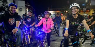Encabeza Daniela Griego rodada por el Día Mundial Sin Auto con el acompañamiento de familias xalapeñas