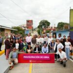 Tras gestiones vecinales en el Día del Pueblo, Daniela Griego entrega obra en la colonia Azteca