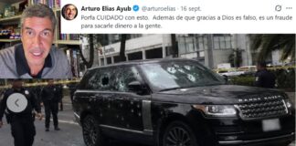 Arturo Elías Ayub alerta por suplantación de identidad y página falsa para cometer fraude